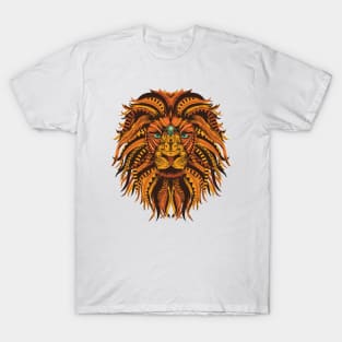 Mandala style lion T-Shirt